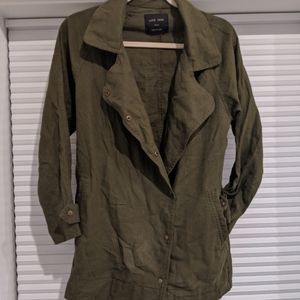Olive fall jacket